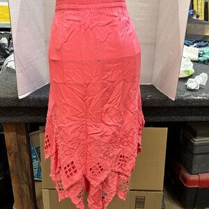 Bali Emerald Elegant Coral Lace Women's Skirt